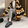 Loose and Lazy Sweater Coat Women's Autumn and Winter Thickened 2023 New Korean Version Versatile Long Knitted Cardigan