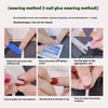 Handmade Manicure Christmas New Year's Year Elements Removable Reproducible Reproducible Manicure Nail Patch