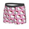 Custom Male Cool Hello Kitty Men Underwear Boxer Briefs Soft Shorts Panties Underpants