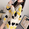 Loose and Lazy Sweater Coat Women's Autumn and Winter Thickened 2023 New Korean Version Versatile Long Knitted Cardigan