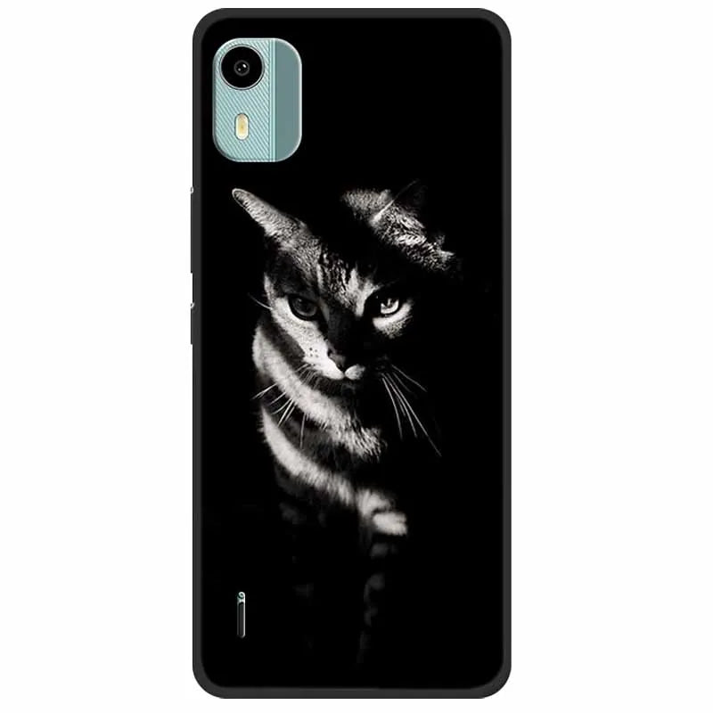 For Nokia C12 Case C 12 TPU Silicone Shockproof Lions Phone Cover For NOKIA C12 4G 6.3'' Funda on NokiaC12 Printing Soft Capas