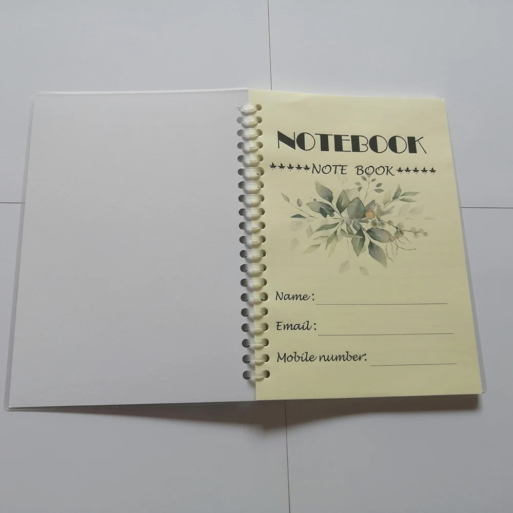 Custom Photo 3D Printing A5 Spiral Notebook DIY Picture Customize Note Book Personalized Cover Customizing Image Writing Books