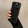 Black Print Leopard Graphic Phone Case For iPhone 16 15 14 13 12 11 Pro Max XS X 7 8 Plus SE 2022 Shockproof Soft Silicone Cover