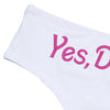 Yes Daddy Letter Printed Women Funny Lingerie G-string Underwear Panties T String Thongs Knickers Underwear Ladies Briefs