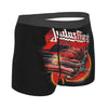 Judas Priest Accessories British Steel Firepower Men Boxer Briefs Breathable Underwear Top Quality Print Shorts Birthday Gifts