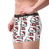 Sexy Boxer Hello Kitty Nerd Glasses Shorts Panties Men Underwear Breathable Underpants for Male S-XXL