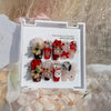 Handmade Manicure Christmas New Year's Year Elements Removable Reproducible Reproducible Manicure Nail Patch