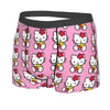 Custom Male Cool Hello Kitty Men Underwear Boxer Briefs Soft Shorts Panties Underpants