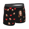 Valentine's Day Gifts Custom Funny Boxer Briefs with Wife's Face Customized Print Underwear for Men Boyfriend For Husband