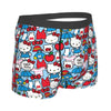 Custom Male Cool Hello Kitty Men Underwear Boxer Briefs Soft Shorts Panties Underpants