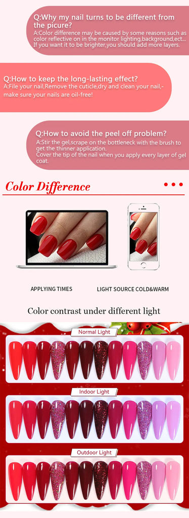 LILYCUTE 7ml Brown Red Purple Nail Gel Polish Coffee Color Series Semi Permanent UV Gel Soak off Nail Gel Varnishes For Nail Art