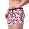 Custom Male Cool Hello Kitty Men Underwear Boxer Briefs Soft Shorts Panties Underpants