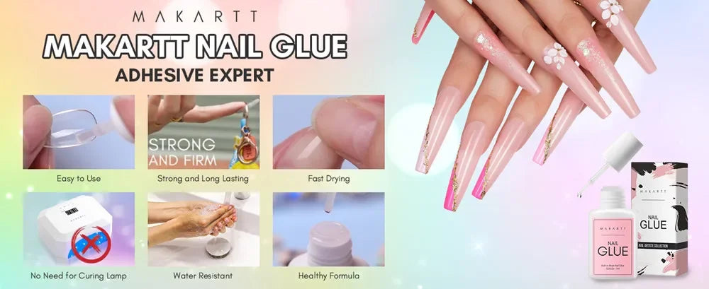 10/20pcs Gen Super Strong Nail Glue for Acrylic Nails Press On Nails  Professional Nail Bond Nail Tips Glue for Stick On Nails