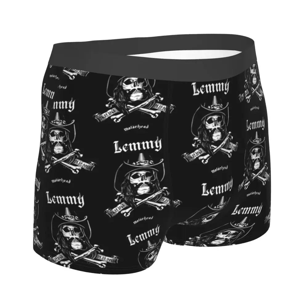 Judas Priest Accessories British Steel Firepower Men Boxer Briefs Breathable Underwear Top Quality Print Shorts Birthday Gifts