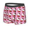 Custom Male Cool Hello Kitty Men Underwear Boxer Briefs Soft Shorts Panties Underpants