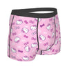 Custom Male Cool Hello Kitty Men Underwear Boxer Briefs Soft Shorts Panties Underpants