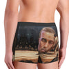 Custom Funny Kanye West Meme Boxer Shorts For Men 3D Print Sexy POP Rapper Underwear Panties Briefs Soft Underpants