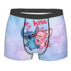 Boxer Lilo & Stitch Angel Love Alternative Shorts Panties Briefs Men Underwear Cartoon Cute Breathable Underpant Homme Plus Size