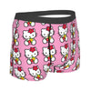 Custom Male Cool Hello Kitty Men Underwear Boxer Briefs Soft Shorts Panties Underpants