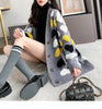 Loose and Lazy Sweater Coat Women's Autumn and Winter Thickened 2023 New Korean Version Versatile Long Knitted Cardigan