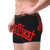 Judas Priest Accessories British Steel Firepower Men Boxer Briefs Breathable Underwear Top Quality Print Shorts Birthday Gifts