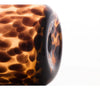 Brown Leopard Print Glass Vase Desk Decoration Hydroponics Flower Pots Decorative Arrangement Modern Decor Floral Vases