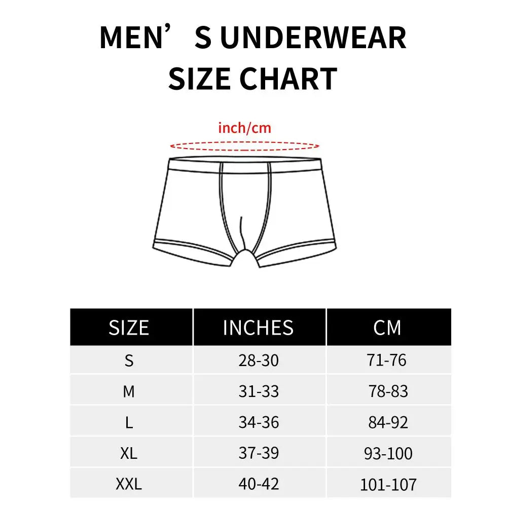 Custom Male Cool Hello Kitty Men Underwear Boxer Briefs Soft Shorts Panties Underpants