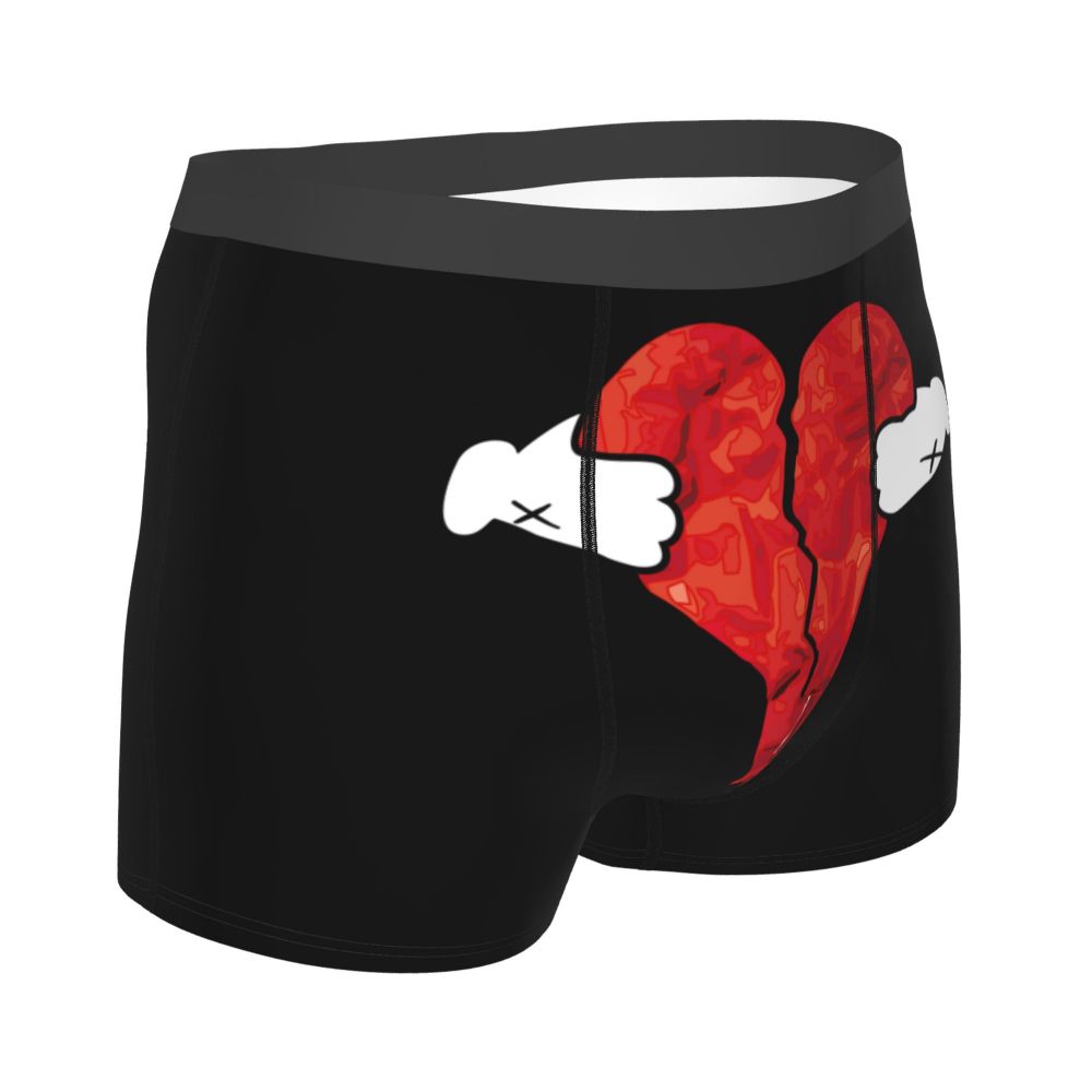 Custom Funny Kanye West Meme Boxer Shorts For Men 3D Print Sexy POP Rapper Underwear Panties Briefs Soft Underpants