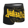 Judas Priest Accessories British Steel Firepower Men Boxer Briefs Breathable Underwear Top Quality Print Shorts Birthday Gifts