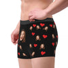 Valentine's Day Gifts Custom Funny Boxer Briefs with Wife's Face Customized Print Underwear for Men Boyfriend For Husband