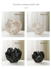 CAPIRON Ceramic Coral Vase Nordic Art Beige Matte Container for Flower Pampas Grass Living Room Tabletop Centerpieces Decoration