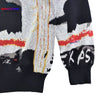 Trend High Street Leopard Print Cotton V-Neck Knit Cardigan Men's Women's Best Quality Casual Sweater