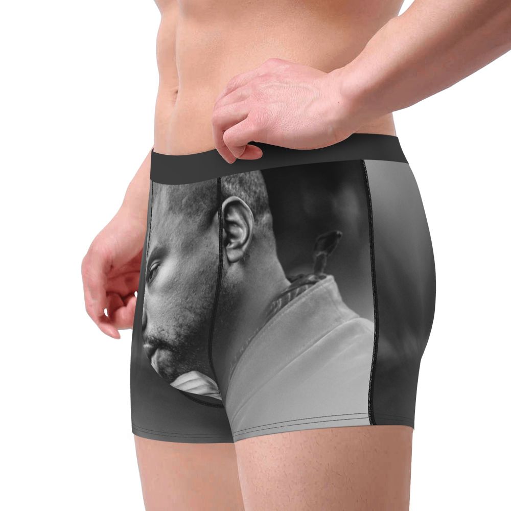 Custom Funny Kanye West Meme Boxer Shorts For Men 3D Print Sexy POP Rapper Underwear Panties Briefs Soft Underpants