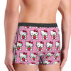 Custom Male Cool Hello Kitty Men Underwear Boxer Briefs Soft Shorts Panties Underpants
