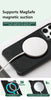 for Magsafe Case for iPhone 15 16 Pro Max Promax 16Pro Natural Cowhide Lychee Leather Magnetic Protector Luxury Phone Back Cover