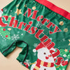 1/3PC Christmas Underwear Print Breathable Mens Gingerbread Man Casual Sports Boxers Four Corner Shorts Christmas Gifts