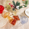 New Transparent Glass Flower Bottle Hydroponic Flower Pumpkin Glass Vase Mushroom Home Decoration Flower