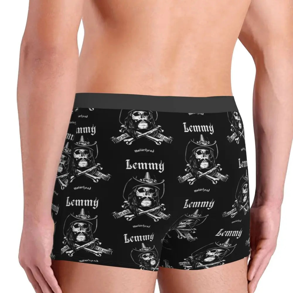 Judas Priest Accessories British Steel Firepower Men Boxer Briefs Breathable Underwear Top Quality Print Shorts Birthday Gifts