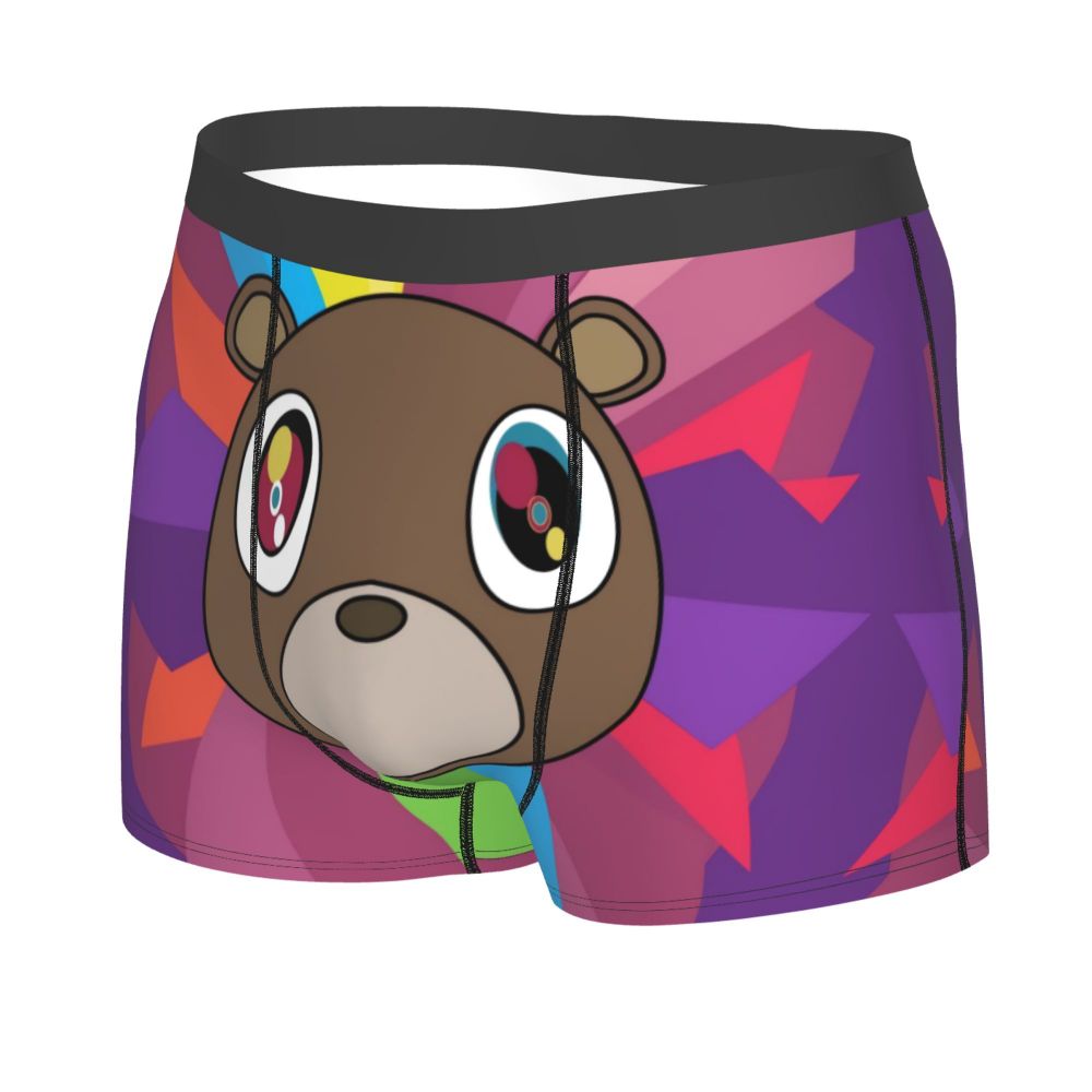 Custom Funny Kanye West Meme Boxer Shorts For Men 3D Print Sexy POP Rapper Underwear Panties Briefs Soft Underpants