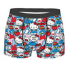 Custom Male Cool Hello Kitty Men Underwear Boxer Briefs Soft Shorts Panties Underpants