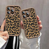 Leopard Print Pattern Phone Case For iPhone 11 12 13 14 15 16 Pro Max X XR XS Max 7 8 Shockproof Silicone Soft TPU Back Cover