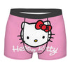 Custom Male Cool Hello Kitty Men Underwear Boxer Briefs Soft Shorts Panties Underpants