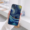 Art Van Gogh Starry Sunflower Phone Cover For iPhone 11 12 13 14 15 16 Pro Max X XR XS Max 15 16 Plus Black Soft Silicone Case