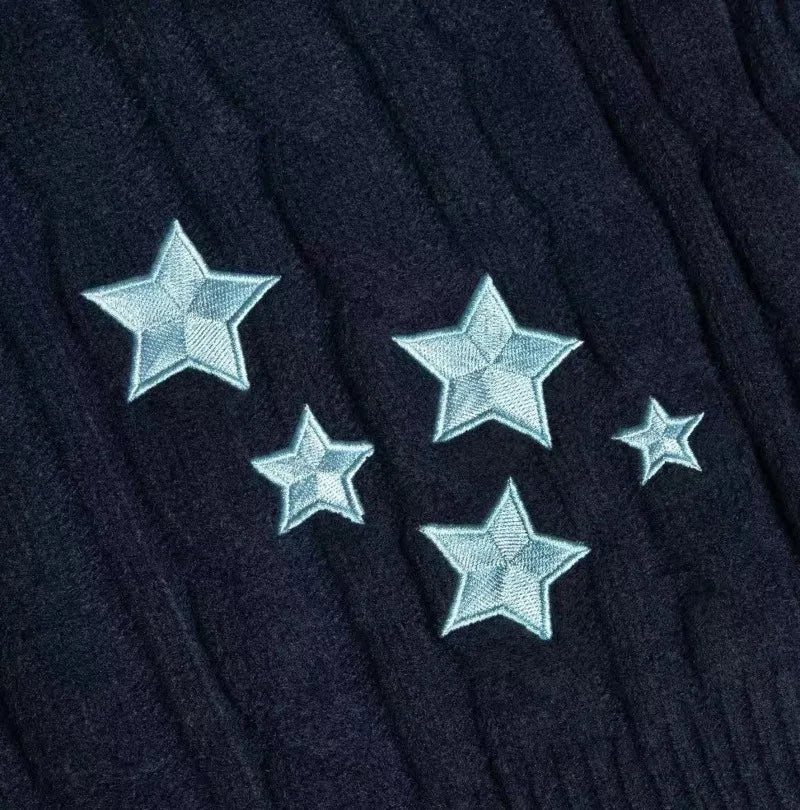 2024 New Midnights Knitted Cardigan Men Women Embroidery Star Single Breasted Sweater Top Autumn Winter Taylors Knitwear Coats