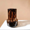 Leopard Print in Ancient Style Vases Creative High-grade Glass Vase Decoration Living Room Household Desktop Decoration Crafts