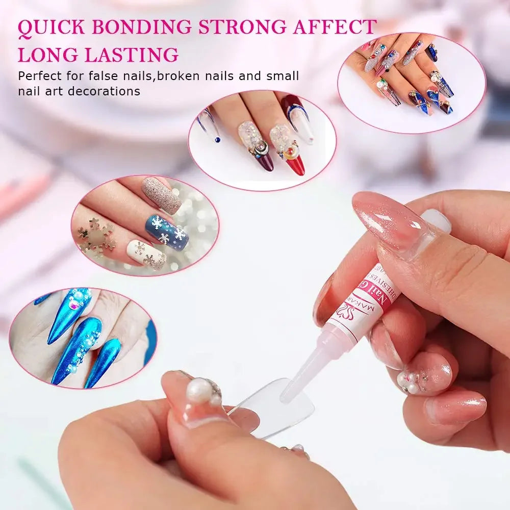 10/20pcs Gen Super Strong Nail Glue for Acrylic Nails Press On Nails  Professional Nail Bond Nail Tips Glue for Stick On Nails