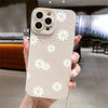 Daisy Graphic Printed Phone Case For iPhone 13 11 12 14 15 16 Pro Max Plus XR 8 7 Plus SE 2022 X XS Max Soft Matte Cover