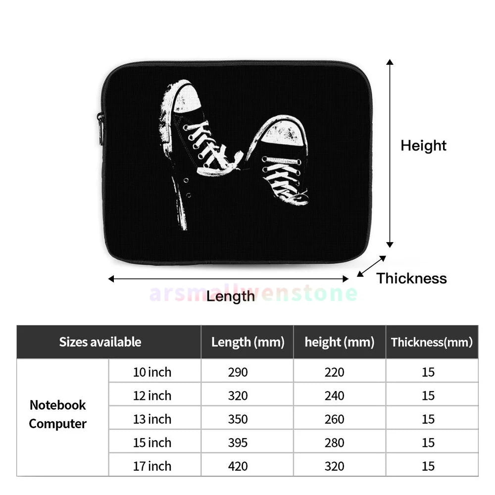 Skate Shoes Printed Laptop Bag Tablet Notebook Case For Xiaomi Hp Dell Lenovo Computer For Macbook Air Pro Retina 10-17 Sleeve