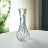 Simple Vintage Embossed Vase DIY Embossed Printing Mini Glass Vase Glass Creaft Transparent Hydroponics Vase