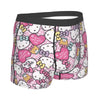 Custom Male Cool Hello Kitty Men Underwear Boxer Briefs Soft Shorts Panties Underpants